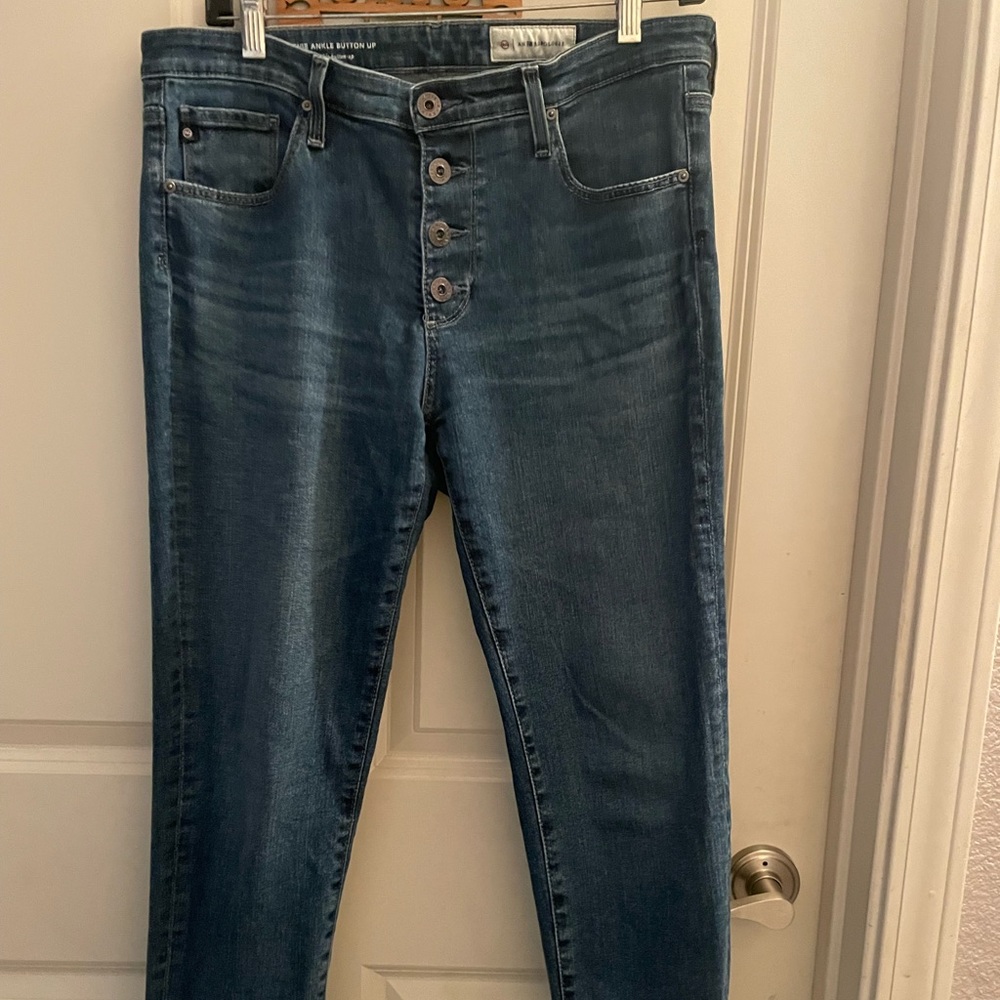 AG Petite Stevie Ankle Button Up size 30P
